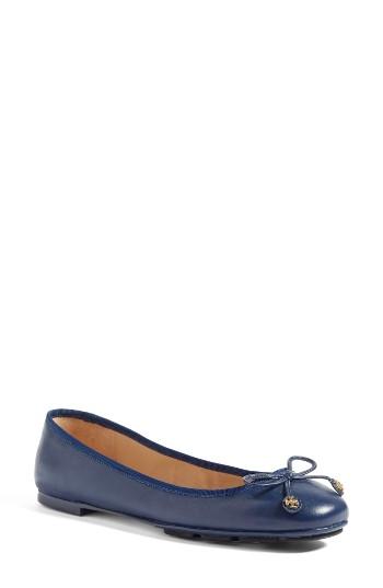 Women's Tory Burch Laila Driver Ballet Flat M - Blue