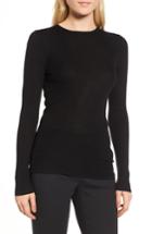 Women's Lewit Italian Merino Wool Sweater - Black