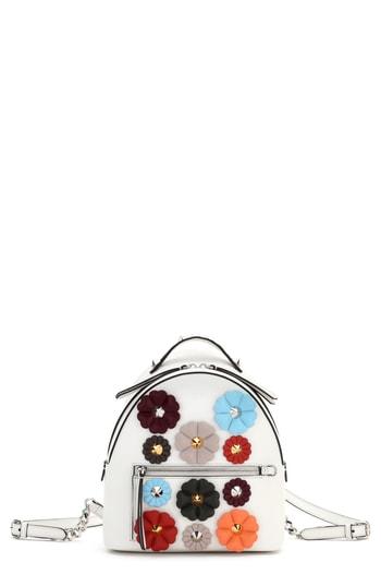 Fendi Mini Flowerland Leather Backpack -