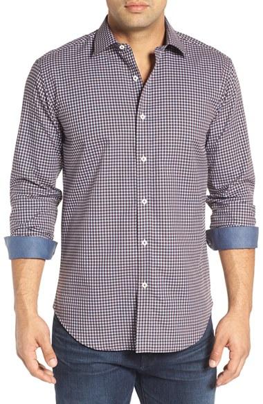 Men's Bugtachi Shaped Fit Check Sport Shirt