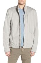 Men's James Perse Classic Fit Biker Jacket (xl) - Grey