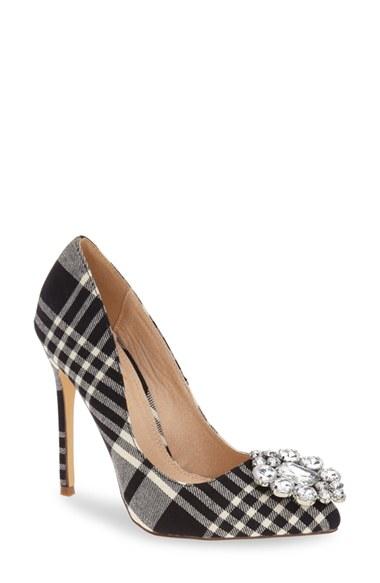 Women's Lauren Lorraine Crystal Pointy Toe Pump