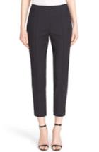 Women's John Collection 'alexa' Stretch Micro Ottoman Ankle Pants - Black