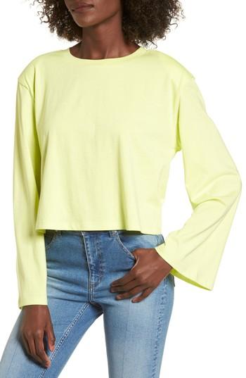 Women's Bp. Shoulder Pad Tee, Size - Green