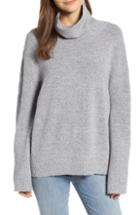 Women's Hinge Bell Sleeve Sweater, Size - Grey