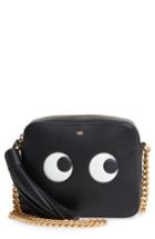 Anya Hindmarch Eyes Camera Leather Crossbody Bag - Black