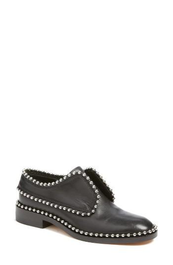 Women's Alexander Wang Wendie Studded Oxford Us / 35eu - Black