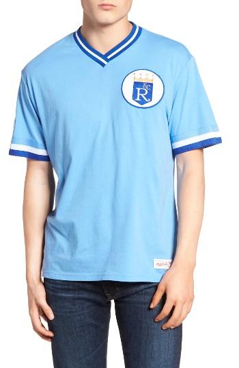 Men's Mitchell & Ness Kansas City Royals - Vintage V-neck T-shirt