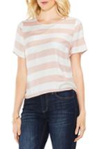 Women's Two By Vince Camuto Refined Herringbone Top, Size - Pink