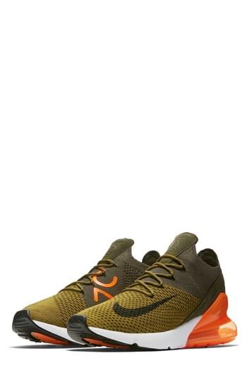 Men's Nike Air Max 270 Flyknit Sneaker M - Green
