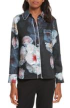 Women's Ted Baker London Lanei Chelsea Piped Shirt - Black