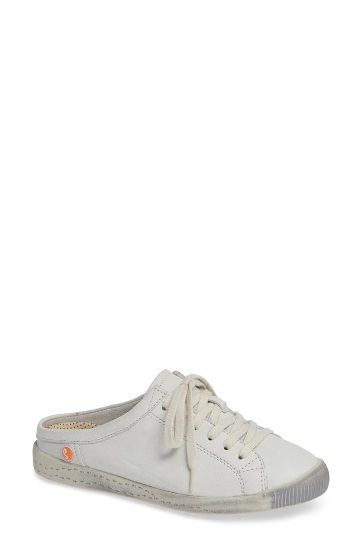 Women's Softinos By Fly London Ije Sneaker Mule -8.5us / 39eu - White