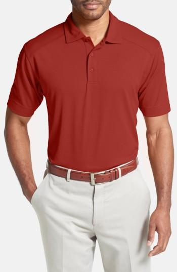 Men's Cutter & Buck Genre Drytec Moisture Wicking Polo, Size - Red