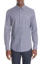 Men's Emporio Armani Fit Sport Shirt, Size Small - Blue