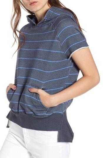 Women's Frank & Eileen Tee Lab Sleeveless Fleece Hoodie - Blue