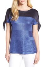 Women's Nic+zoe Road Block Top - Blue