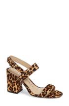 Women's Sole Society Jessibel Ii Genuine Calf Hair Sandal M - Brown
