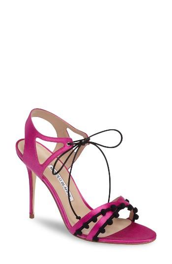 Women's Manolo Blahnik Esparra Lace-up Sandal