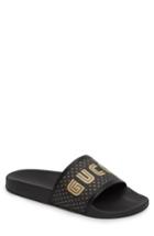 Men's Gucci Pursuit Guccy Slide Sandal Us / 5uk - Black
