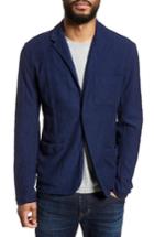 Men's Goodlife Terry Cloth Cotton Blend Blazer - Blue
