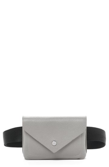 Botkier Vivi Calfskin Leather Belt Bag - Grey