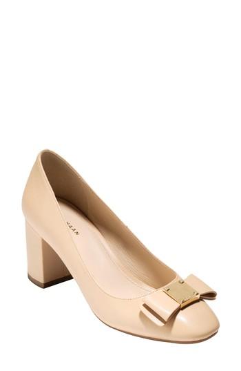 Women's Cole Haan Tali Bow Pump B - Beige