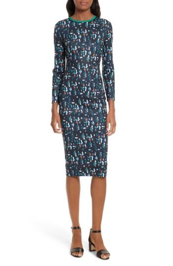Women's Ted Baker London Kielder Print Body-con Dress