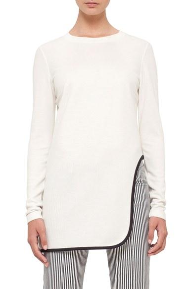 Women's Akris Punto Cutout Hem Jersey Tunic