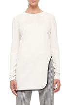 Women's Akris Punto Cutout Hem Jersey Tunic