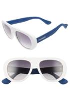 Women's Havaianas Rio 54mm Gradient Lenses Aviator Sunglasses - White/ Blue