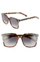 Women's Pared Tutti & Frutti 55mm Sunglasses - Tortoise/ Gold/ Black/ Grey