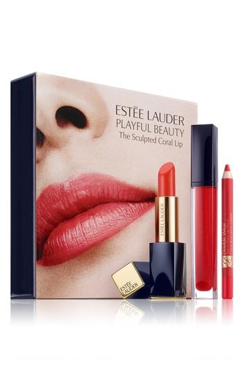 Estee Lauder Coral Lip Set - No Color