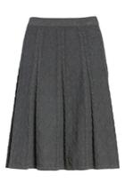 Women's Cece Jacquard Knit Skirt - Grey