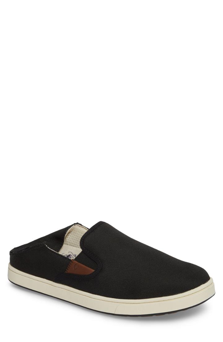 Men's Olukai Kahu Collapsible Slip-on Sneaker .5 M - Black