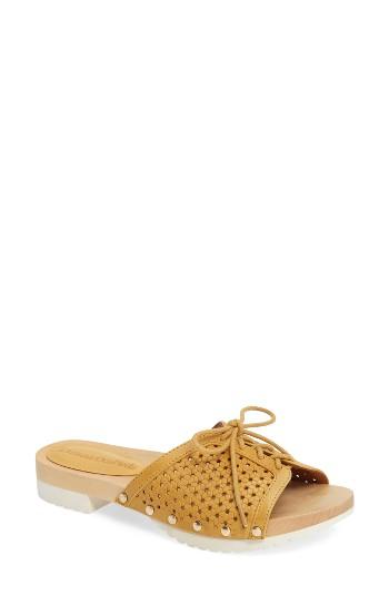 Women's L'amour Des Pieds Laspezia Slide M - Yellow