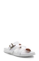 Women's Blondo Selma Waterproof Slide Sandal M - White