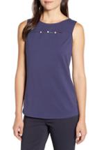 Women's Nic+zoe Slit Top Tank - Blue