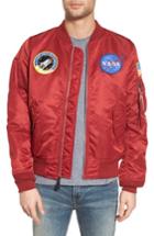 Men's Alpha Industries Lightweight Nasa L-2b Bomber Jacket - Red