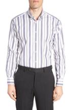 Men's Gitman Tailored Fit Stripe Dress Shirt .5 - 34 - White
