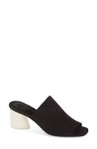 Women's Mercedes Castillo Beckey Open Toe Mule .5 M - Black