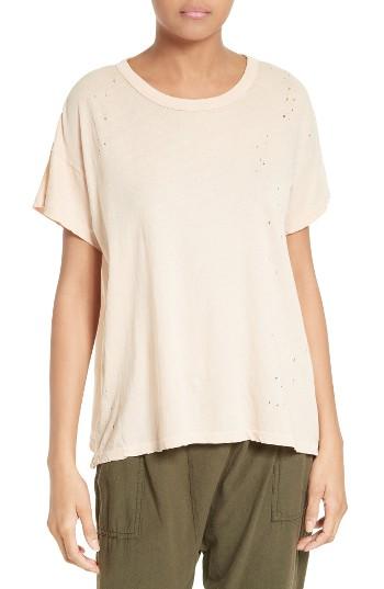 Women's The Great. The Boxy Crew Tee - Pink