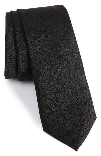 Men's Calibrate Dressy Floral Silk Skinny Tie