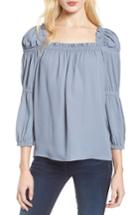 Women's Cece Ruffle Blouse, Size - Blue