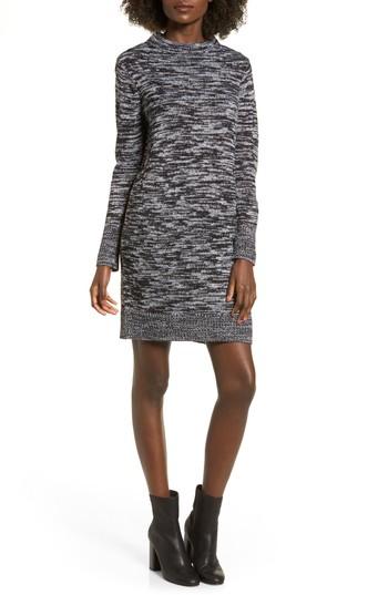 Women's Cotton Emporium Mock Neck Sweater - Black