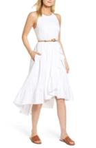 Women's 1901 Belted High/low Dress - White