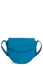 Skagen Lobelle Leather Saddle Bag - Blue