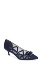 Women's Adrianna Papell Lana Cap-toe Pump M - Blue