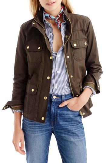 Women's J.crew Downtown Field Jacket