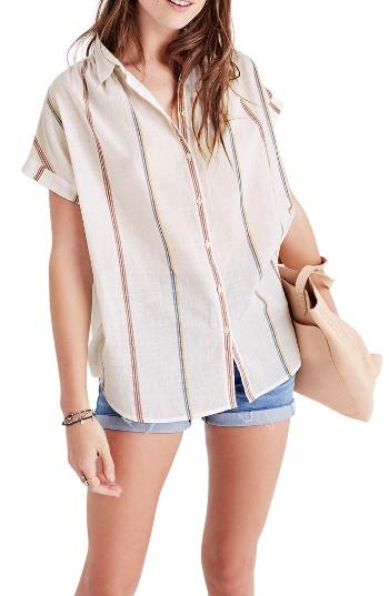 Women's Madewell Central Stripe Shirt