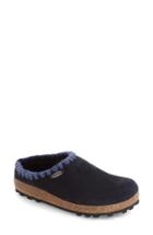 Women's Giesswein Baxter Genuine Shearling Clog Eu - Blue
